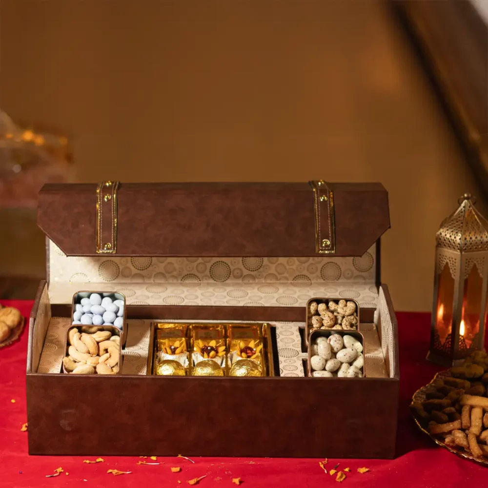 Royal Leatherette Premium box - Prashadam Sweets